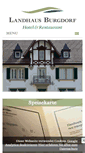 Mobile Screenshot of landhaus-burgdorf.ch